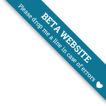BETA WEBSITE · Please drop me a line in case of errors